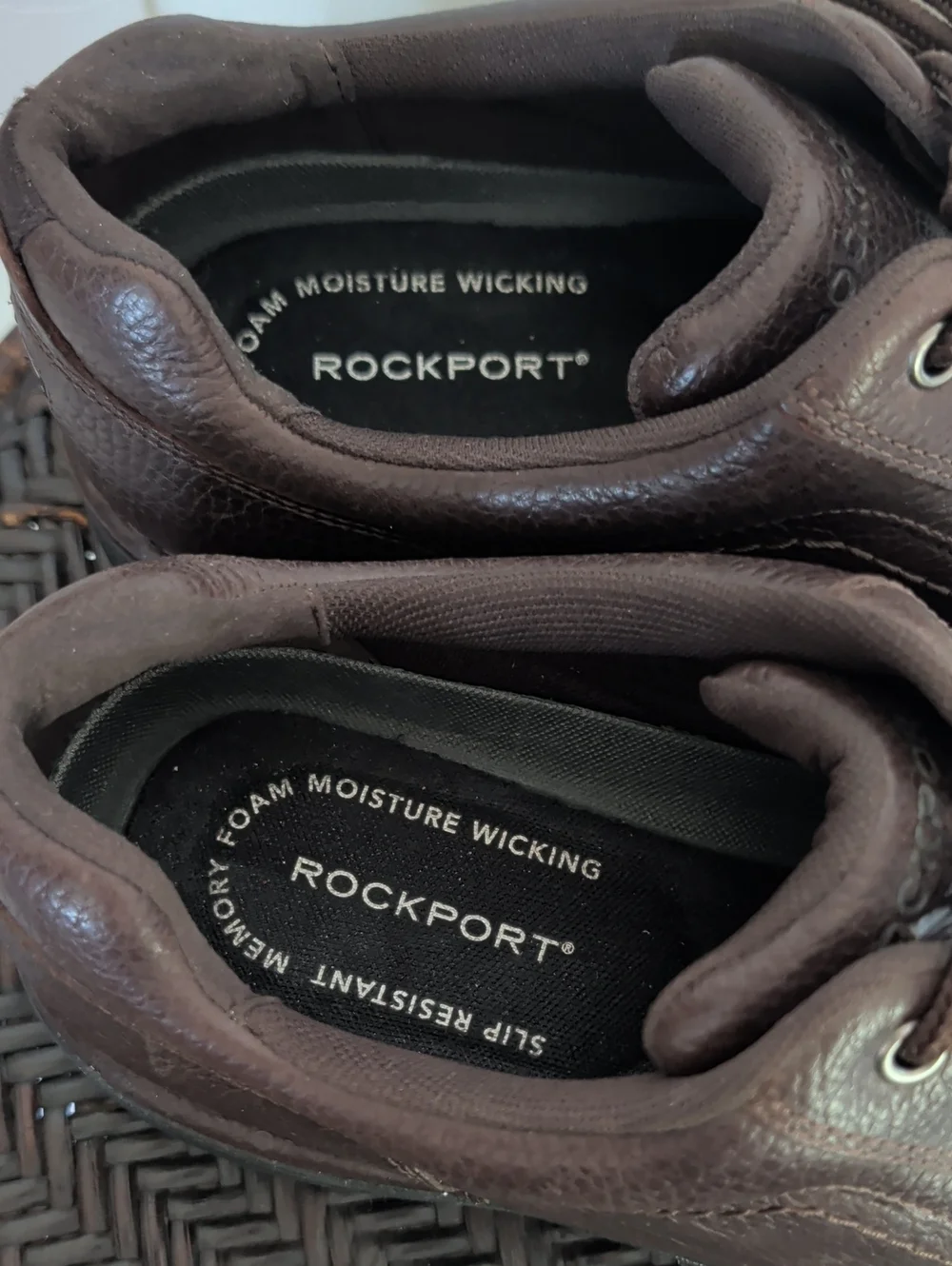 Rockport Men's Shoes Eureka Plus Brown Mudguard Oxford Size 9.5